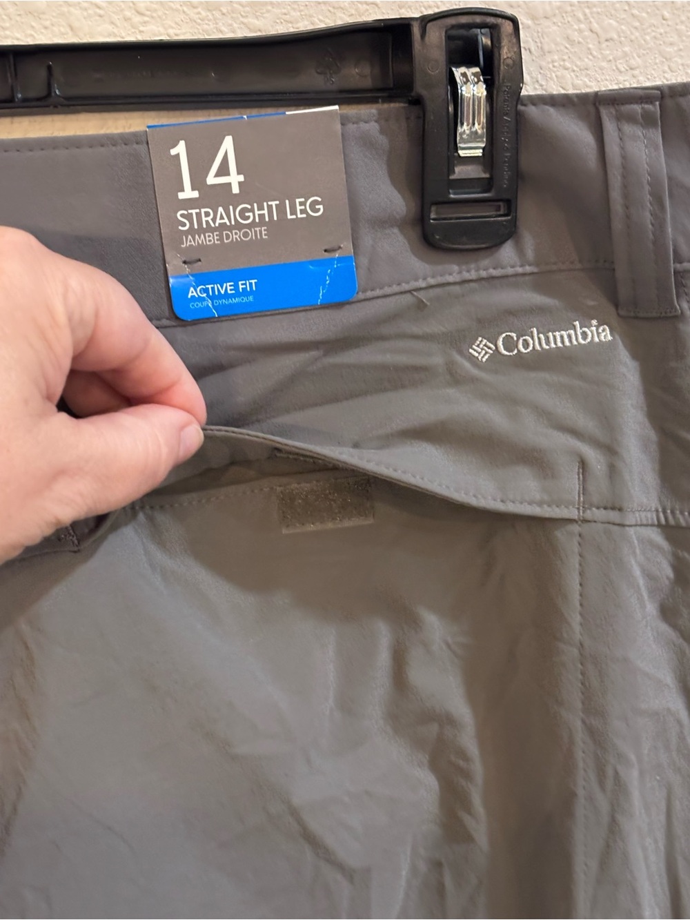 Columbia Saturday Trail Stretch Pants, Gray. Women’s 14 Long. New with tags! - Picture 4 of 16